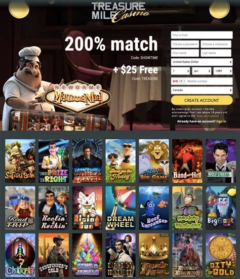 40 Free Spins Bonus Code For Treasure Mile Casino 5